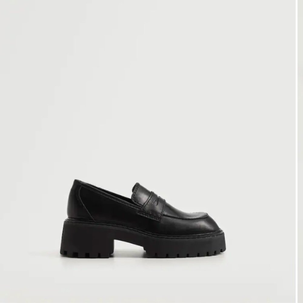 Mango chunky leather loafer size EU 41 / US 9.5